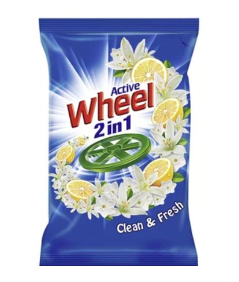 Wheel Active 2 in 1 Detergent Powder ,1 kg